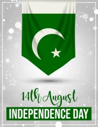 14 august, pakistan independence day Flyer (US Letter) template