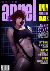 210622 Dream Angel magazine cover template A4