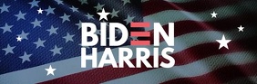 Biden Harris election campaign email header template