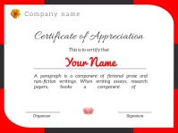Certificate of appreciation j1911d Presentation template