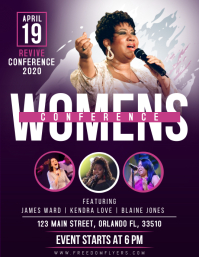 Church Womens Conference Flyer Template