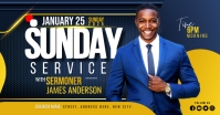 Sunday Service Annuncio Facebook template