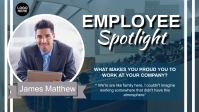 Employee Spotlight Facebook-omslagvideo (16: 9) template