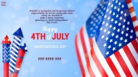 Happy independence Day wishes Template Digitale display (16:9)