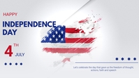 Independence day Digitale display (16:9) template