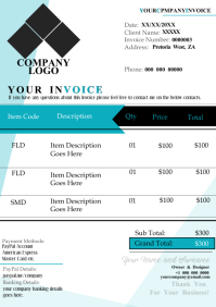 Invoice Template A4