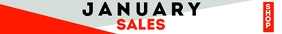 January Sales leaderboard advertisement Førertavle template