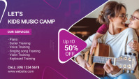 Music Lesson Services Blog Header template