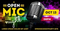 OPEN MIC NIGHT BANNER Facebook Shared Image template