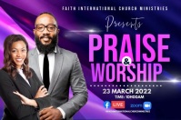 PRAISE AND WORSHIP Label template