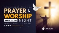 prayer and worship night Blog Header template