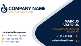 simple generic business card for employees Biglietto da visita template