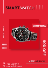 Smart Watch Shop A4 template