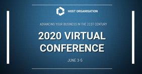 Virtual Conference Facebook Event Cover template