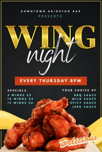 Wings Night Tumblr Graphic template